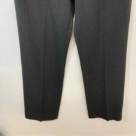 Chicos 1 Trouser Pants Woman Medium/8  Gray Straight Leg Career Business Office - Picture 3 of 12